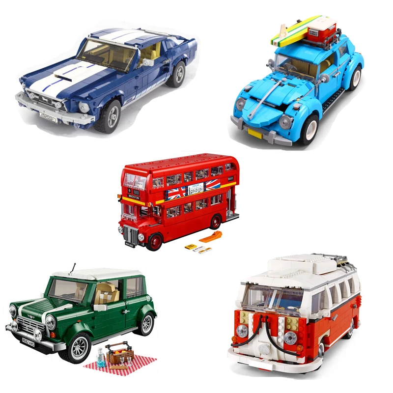 Lepinlys Technic Expert Mustang Car 21001 21002 21003 10265 строительные блоки кирпичи в сборе на день