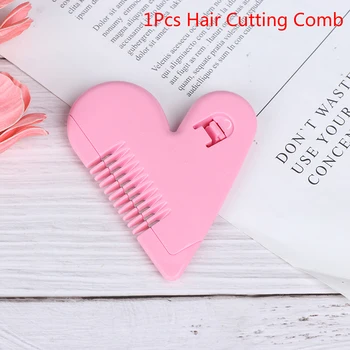 

Heart Shape Thinning Hair Cutting Comb Pubic Bikini Hair Remover Trimming Tools Women Mini Trimming Combs Razor Accessories