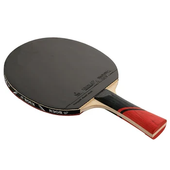 

Cheap Pingpong Racket Tennis HE Rubber Straight/horizontal Grip Table Racket With Case Table Tennis Paddle AHPU