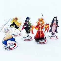 Demon Slayer – figurine en acrylique Kimetsu no Yaiba Kamado Tanjirou Inosuke, décoration de bureau, Collection de modèles, cadeaux de décoration 