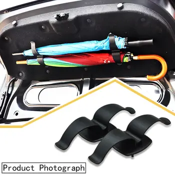 

Car trunk umbrella fixing clip Car umbrella hook 2pcs/set Umbrella Holder Car Rear Trunk Mounting Bracket Towel Hook new
