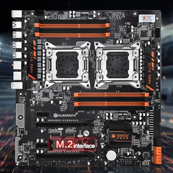 

HUANAN ZHI X79-8D M.2 Desktop Motherboard Parts DDR3 Memory LGA2011 SATA3 Mainboard Dual CPU Professional 256GB E-ATX USB3.0