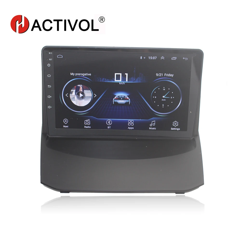 HACTIVOL 9 &quot1024*600 четырехъядерный android 1 автомобильный радиоприемник для Ford Fiesta 2009 2016