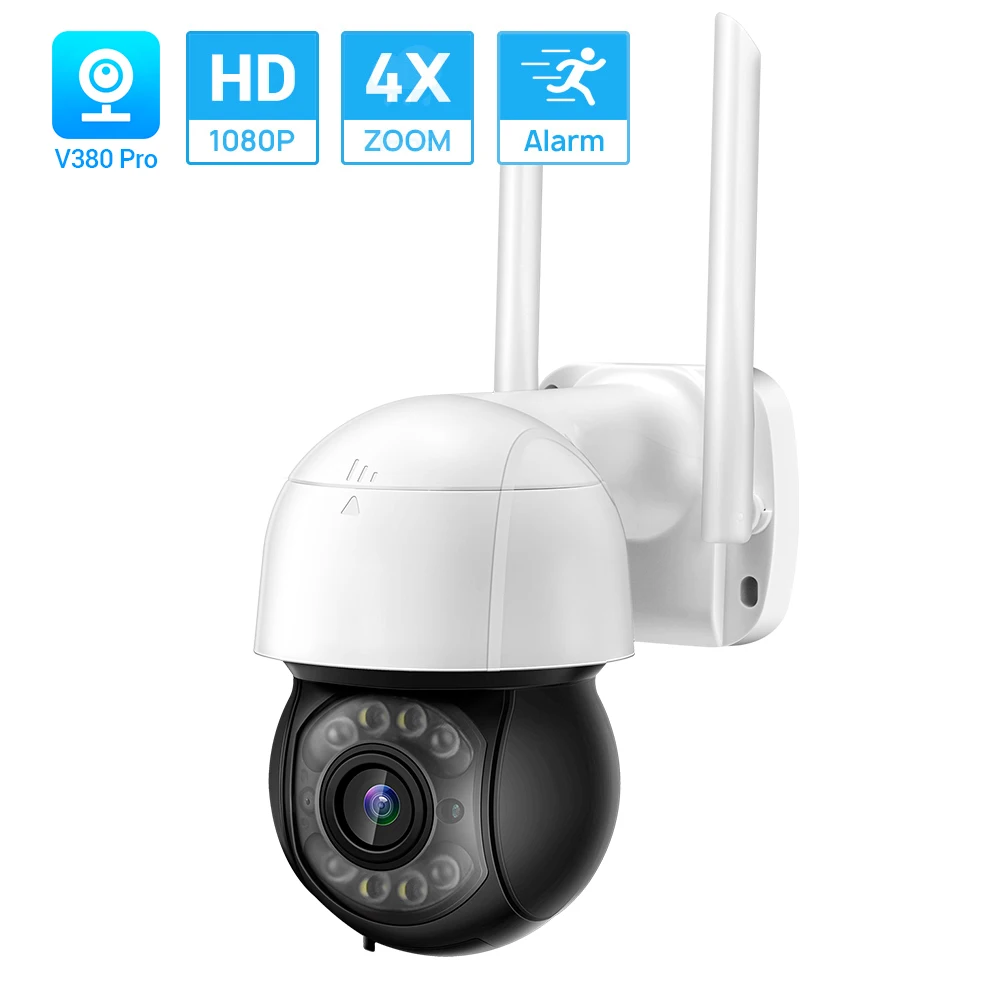 Hd1080p Ptz Outdoor Wifi Camera Onvif Wireless Ip Camera Auto Tracking Ai Human Detection Two-way Audio V380 Cloud Storage - Ip Camera - AliExpress
