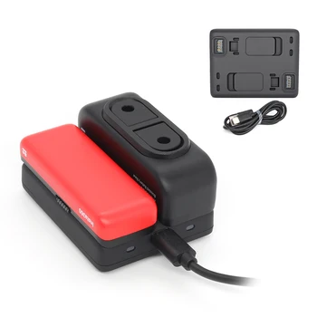 

Fast Charge HUB for Insta360 ONE R 2380mAh Boosted Battery Base 1190 mAh Battery Base for Insta 360 R Camera Accessories