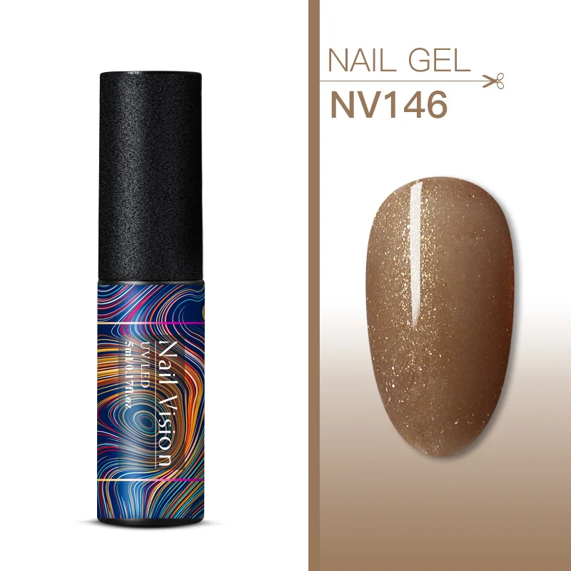 Nail Vision 5 мл УФ-набор гель-лаков для ногтей блестки замачиваются долговечный Гель-лак для ногтей маникюрный лак - Цвет: S06741