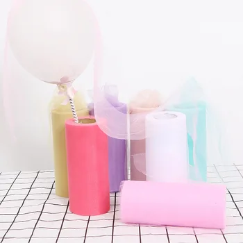 

Gauze roll of 22 yards baby one hundred days birthday party chair table skirt wedding decoration tutu gauze roll