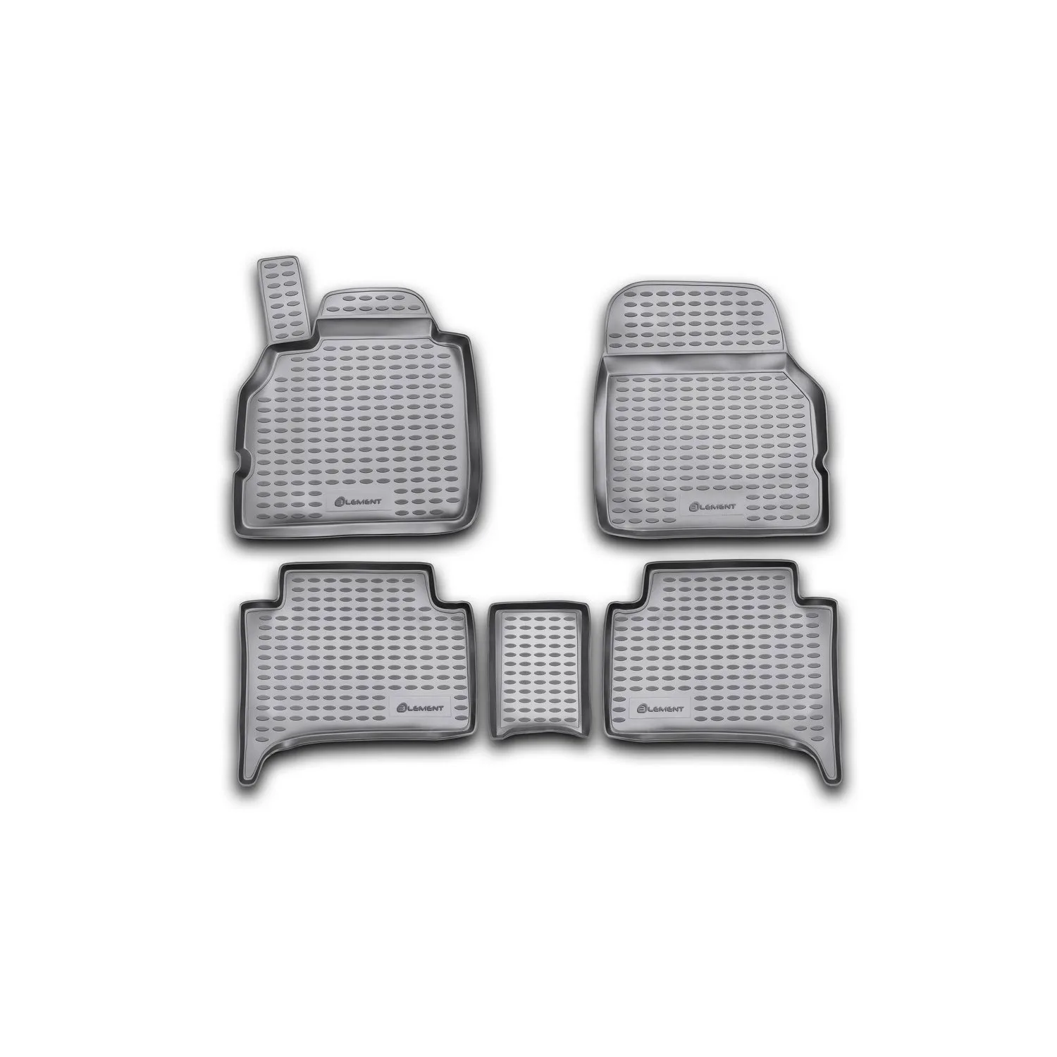 Floor mats Renault Scenic(II) 2003-2009, 5 PCs(Pu, beige