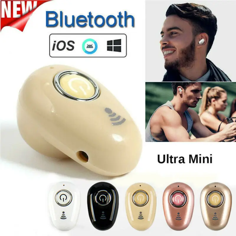 Беспроводные Bluetooth наушники S650 ультра мини гарнитура невидимые вкладыши стерео с