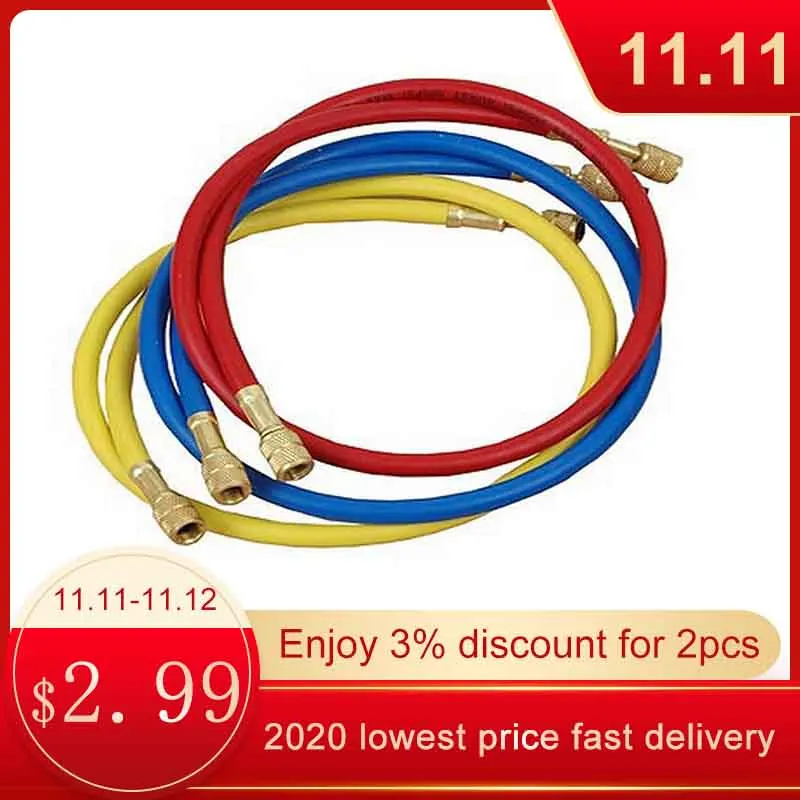 Шланги для охлаждения 3 шт./компл. 1 5 м r R134a R410a R22 R12 R502 Testo 550 инструменты