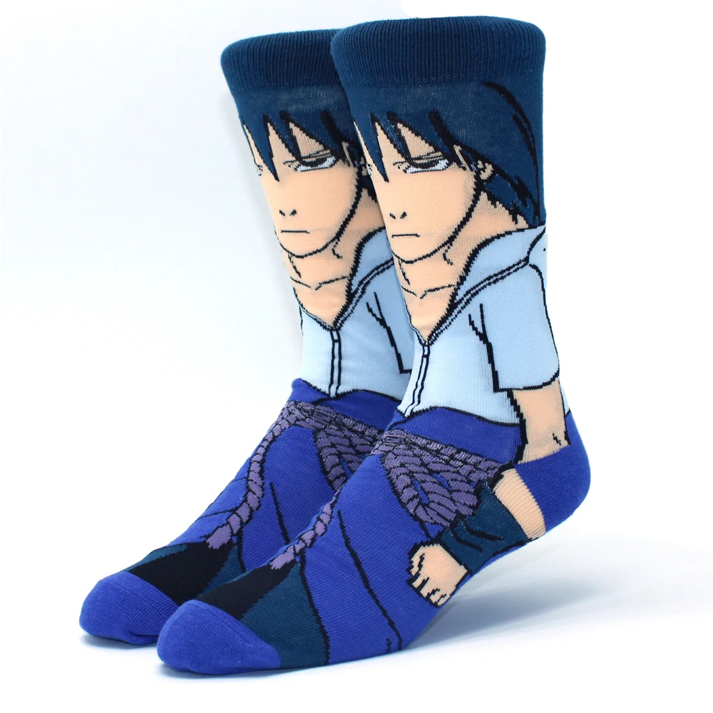 Мужские носки, модные мужские забавные носки в стиле аниме, носки в стиле хип-хоп, носки с символикой аниме, модные носки с рисунками, высокое качество - Цвет: 27