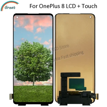 

AMOLED LCD 6.5'' For OnePlus 8 LCD Display Screen Touch Panel Digitizer Assembly For OnePlus8 display Replacement Parts