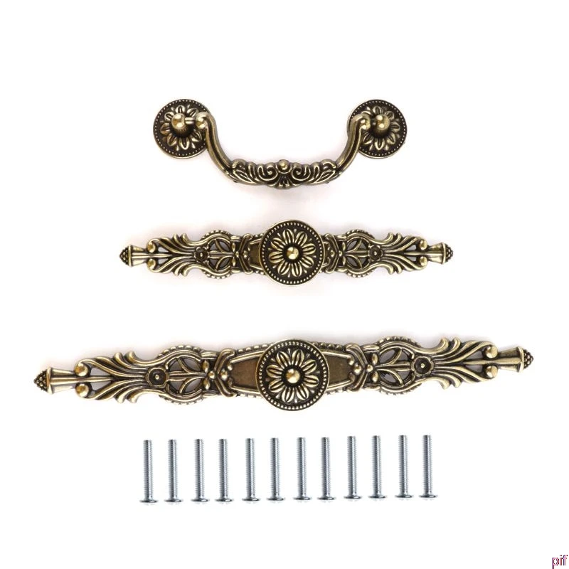 

Simple Antique Chinese Cabinet Door Handle Green Bronze Wardrobe Bookcase Shoe Cabinet Bedside Table Drawer Handle