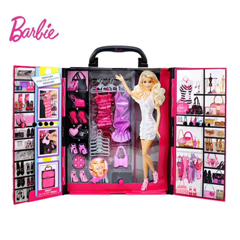 kader twijfel Vorm van het schip Echte Barbie Luxe Ultimate Closet Prinses Meisje Fashionistas Dress Up Game  Kinderen Vakantie Geschenken X4833|Poppen| - AliExpress