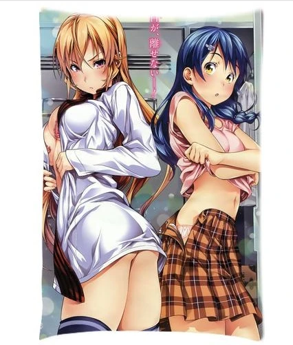 Аниме Еда войны: Shokugeki Нет Сома Подушка Чехол персонажей Ерина Nakiri Чехлы прямоугольник двух сторон Наволочки Чехол - Цвет: S17