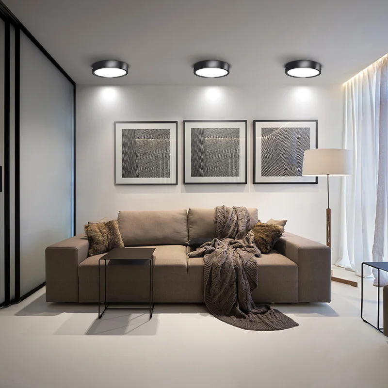 LED Downlight Recessed Ceiling Spotlight Surface Mounted Led Downlight 220V 10/15/25W 110V Round Downlights