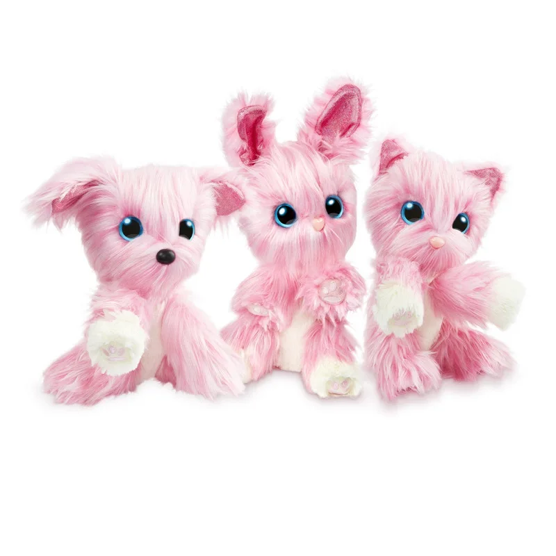 23x20x7 см, плюшевые игрушки для ванной, собаки, кошки, кролика, куклы, русский подарок для детей, 3 цвета, плюшевые игрушки, мягкие животные, Stiche - Цвет: Pink