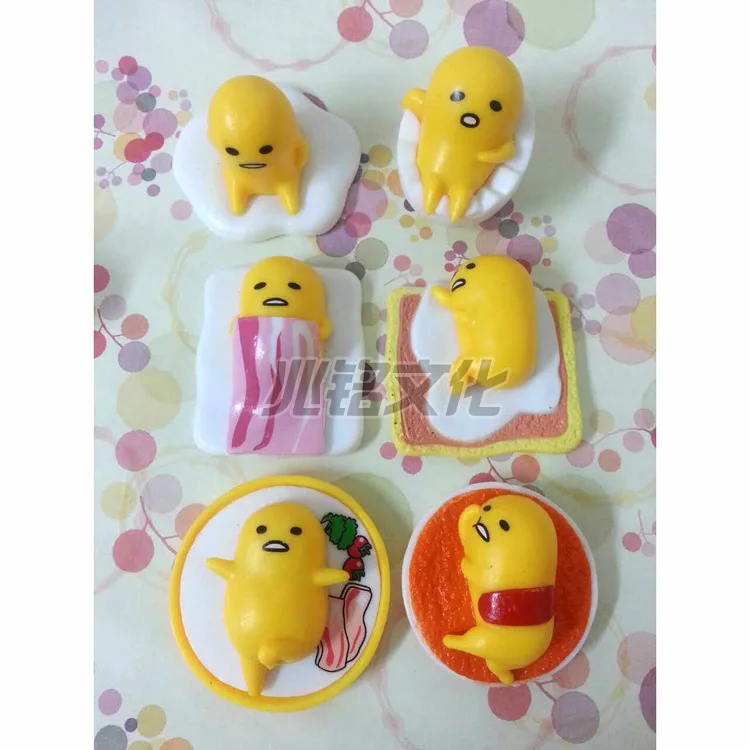 Популярное тайваньское горячее японское Gudetama ленивое яйцо Гудетама яйцо затяжки украшение комбинация