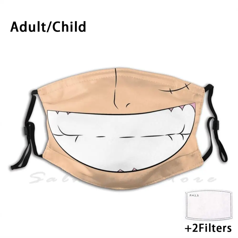 

Luffy Smile Adult Kids Anti Dust Filter Diy Mask Luffy One Piece Anime Manga Zoro Sanji Nami Monkey D Luffy Chopper Japan Pirat