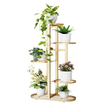 

Flower Shelf Wrought Iron Living Room Interior Balcony Decoration Floor-standing Multi-layer Flower Shelf Rack Green Radish Simp