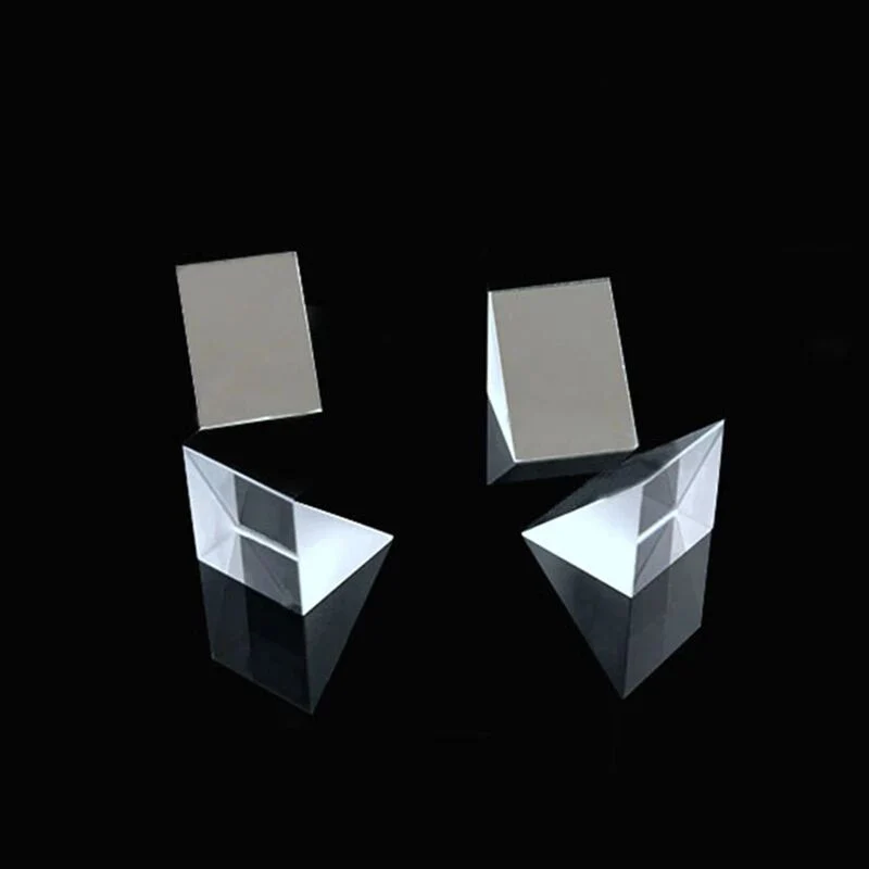 

Optical Glass Prisms Crystal Triangular Prism 2*2*2mm/0.07in Right Angle Isosceles Prisms for Lens Optical K9 Testing Instrument