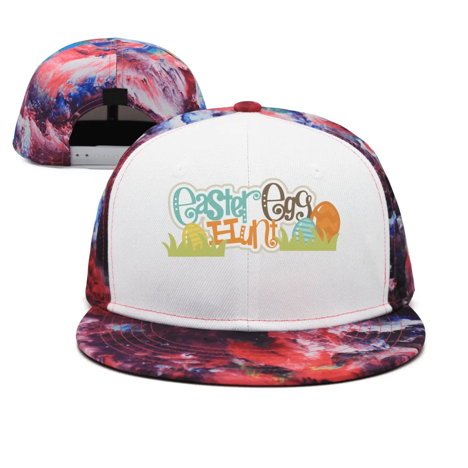 

SJSNBZ Easter Egg Hunt Printing Unisex Adult Womens Polychrome Baseball Hat