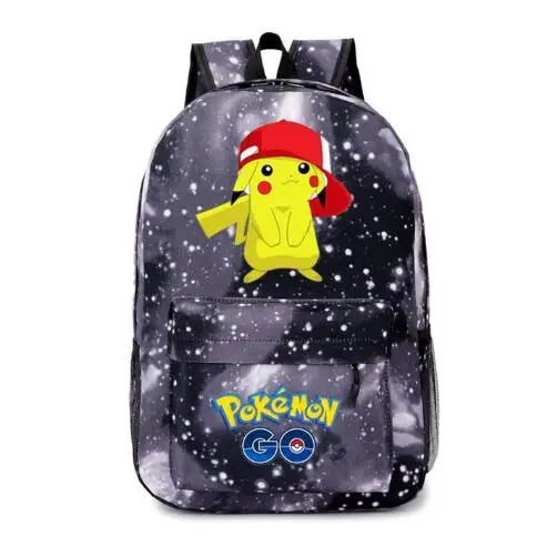 Милые школьные сумки Пикачу, Симпатичные Рюкзаки с покемонами, повседневная одежда, рюкзаки для фанатов аниме, подарок Mochilas - Цвет: picture color