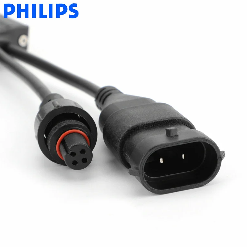 Philips светодиодный 9005 9006 HB3 HB4 Ultinon Эфирное светодиодный автомобильные лампы 6000K яркий белый светильник натуральная автомобильные лампы головного света 11005UE X2, пара