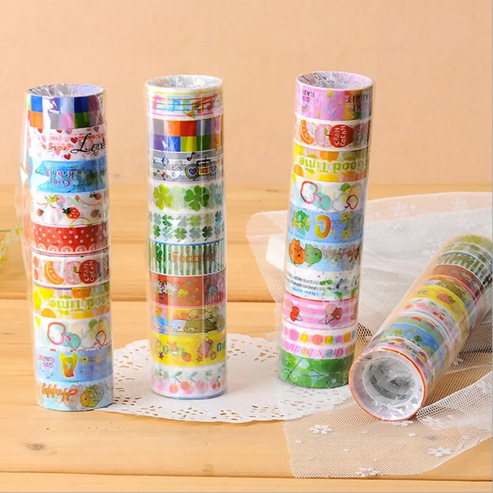 Милая лента с рисунками набор японский DIY рулон ленты для творчества для декоративного скрапбукинга пуля планировщик журнал
