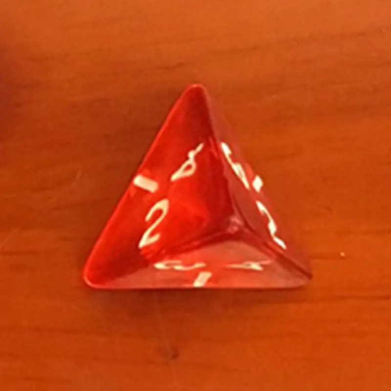 

70Pcs/Pack Four Sided Acrylic Number Dices for Dragon Dungeons DND Board Game M7DC