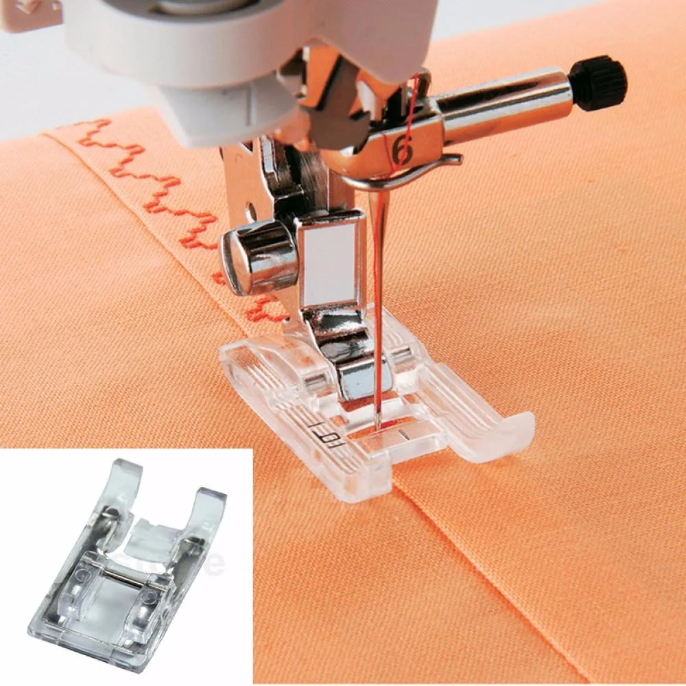 1pc Foot Snap On Sewing Presser leather pressure foot Transparent Non-stick Home Machine Accessories | Дом и сад
