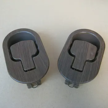 

1 PAIR RECLINER SOFA / CHAIR RELEASE LEVER HANDLE PLASTIC WOOD EFFECT