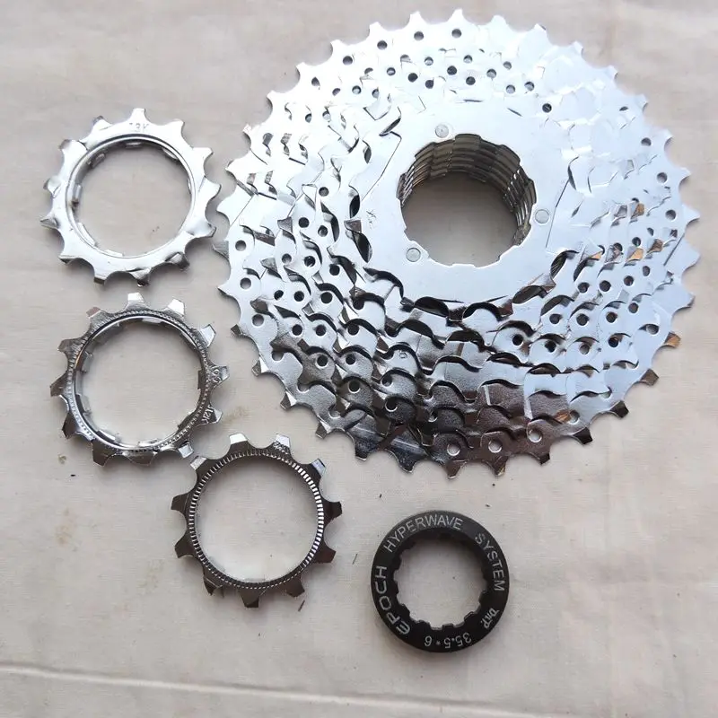 10 Speed 11-34T Кассетный Маховик для велосипеда, 7 скоростей, 12-28 Т, MTB, горный шоссейный велосипед, винтовая звездочка, DNP - Цвет: 10 Speed 11-34T
