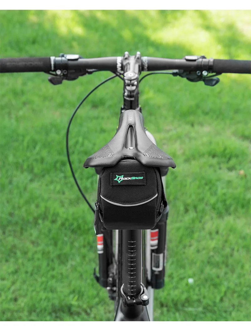 ROCKBROS Rainproof MTB Bicycle Saddle Bags Reflective Mountain Road Bike Tail Bags 4 Colors Outdoor Seat Cycling Accessories
