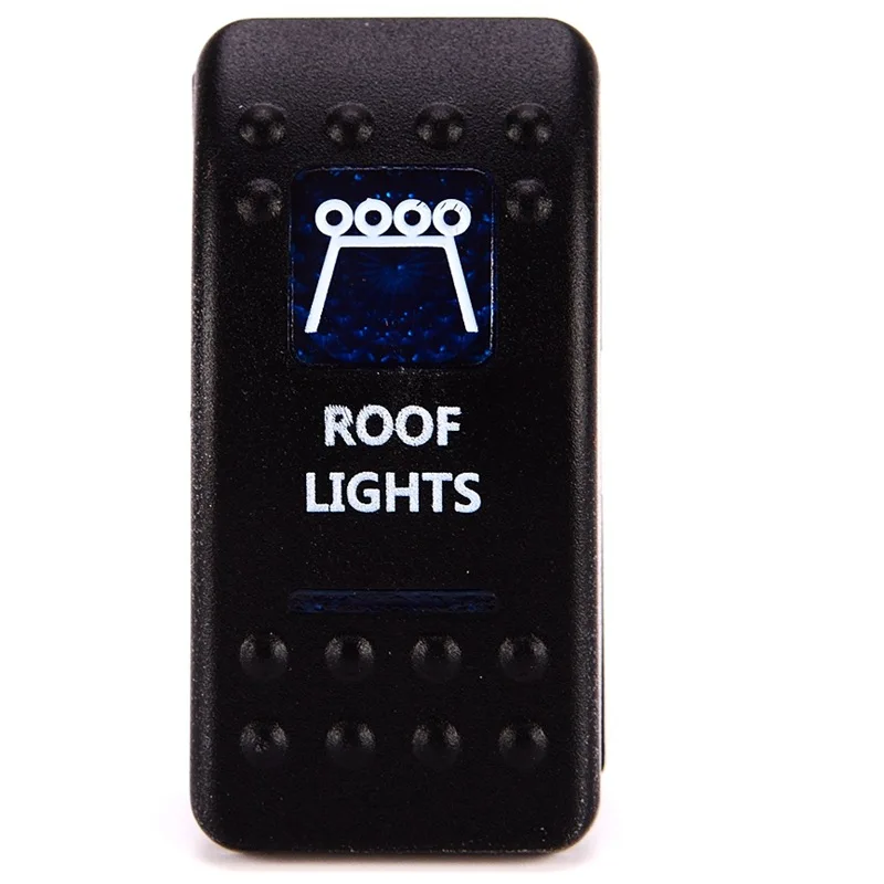 Car Modified Headlight Conversion Switch/Boat-Shaped Rocker Switch Fog Lamp Switch