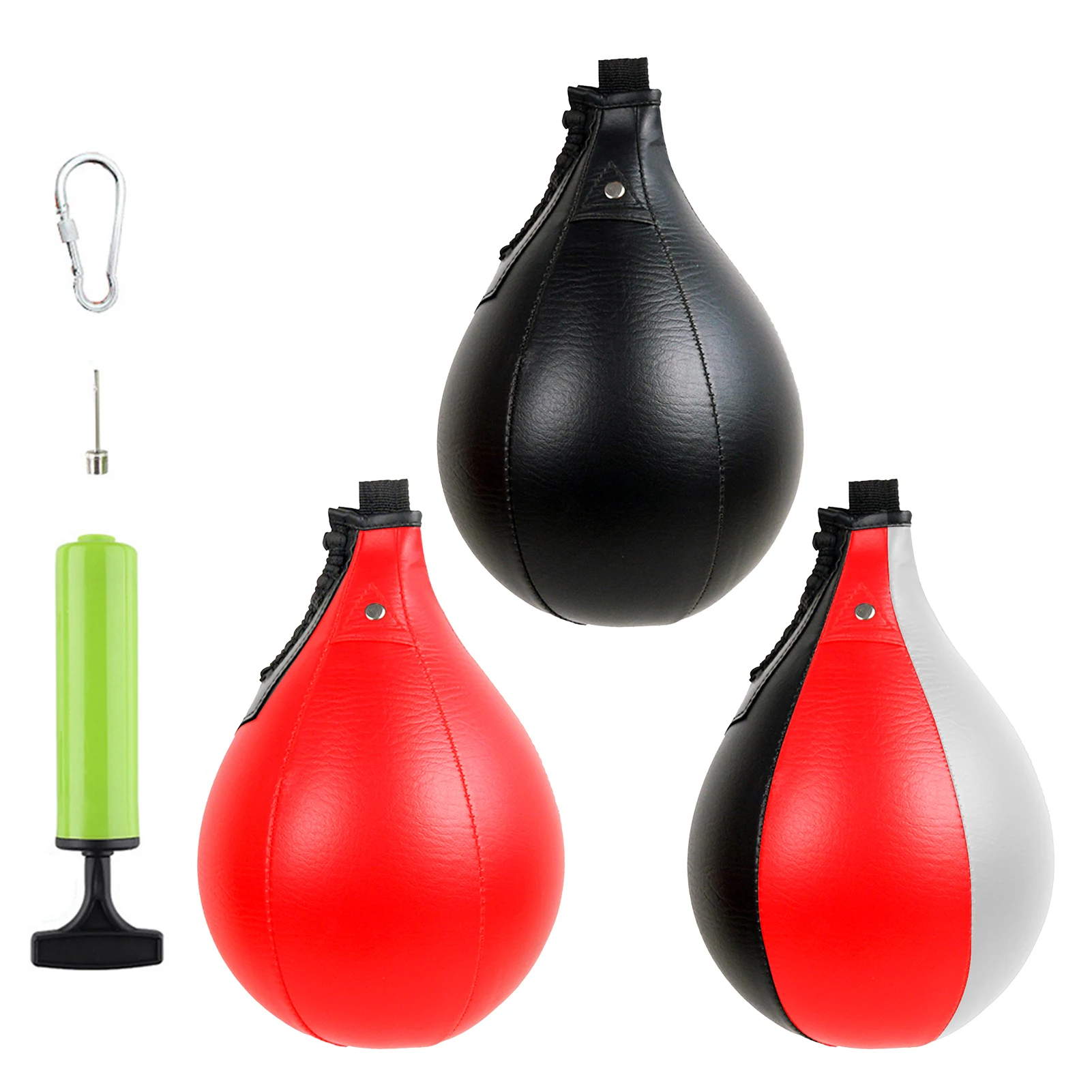 Boxing Speed Ball 1Pc Swivel + Speed Ball Fitness Boxing Pear Speed Ball Set for Thai Reflex Boxing MMA