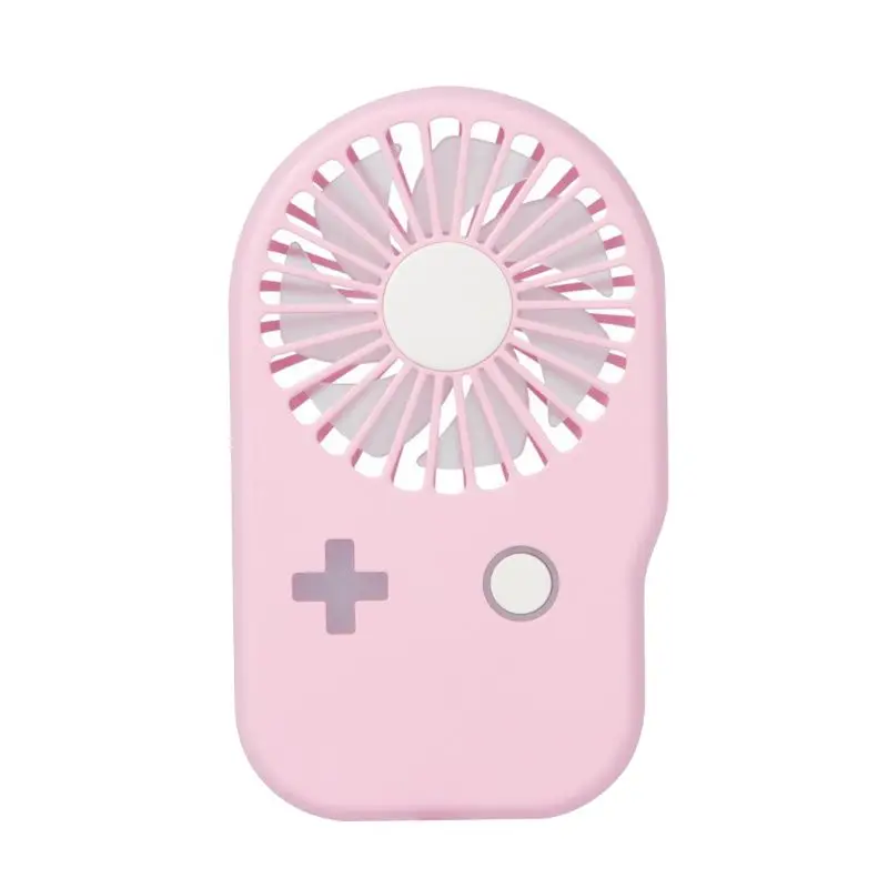 4NB1000282-PK Mini Portable Handheld USB Rechargeable Fan Unique Game Console Shape Summer Air Conditioner Cooling Fan - Цвет: 4NB1000282-PK