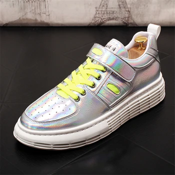 

Brand Men Casual Shoes Fashion Breathable Slip On Casual Men Sneakers Spring Autumn Thick Bottom Men Shoes Men Loafers