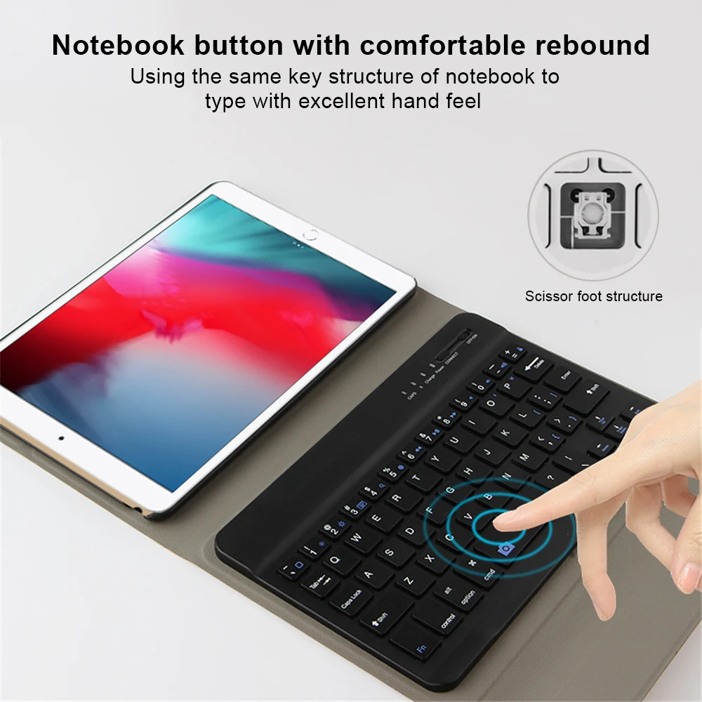 Чехол с клавиатурой для iPad Mini 4/Mini 5/Mini 2019 чехол планшета откидная подставка из