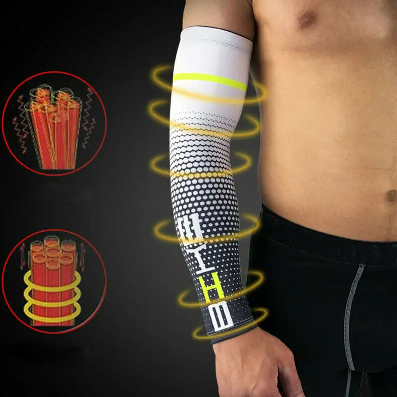 Cooling Arm Sleeves Arm Warmers Cover UV Sun Protection Outdoor Sports Cycling Unisex Outdoor Running Workout Sleeves