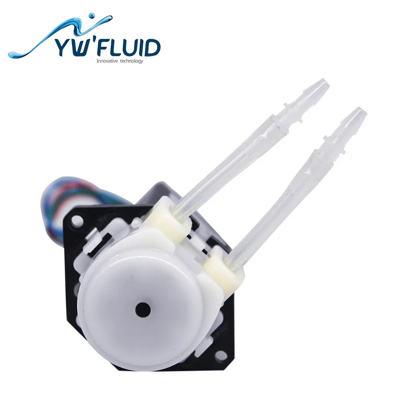 YWfluid Небольшой Высокоточный тихий Микро перистальтический насос шаг