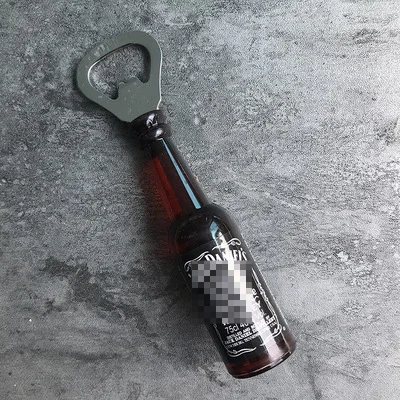 Creative Simulation Beer Bottle Opener Multifunctional Magnetic Refrigerator Magnet Bottle Bar Decoration Kitchen Gadgets E