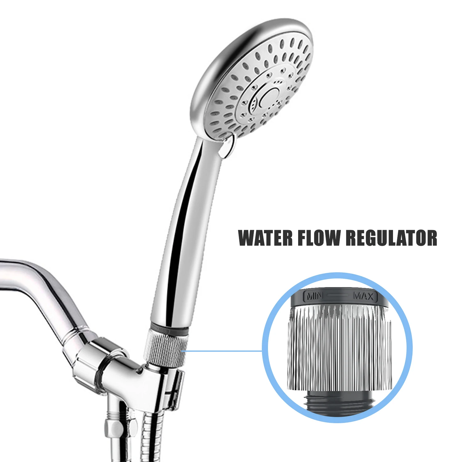 Насадка для душевой ванны регулятор потока воды ручные душевые головки регулируемые аксессуары для душа