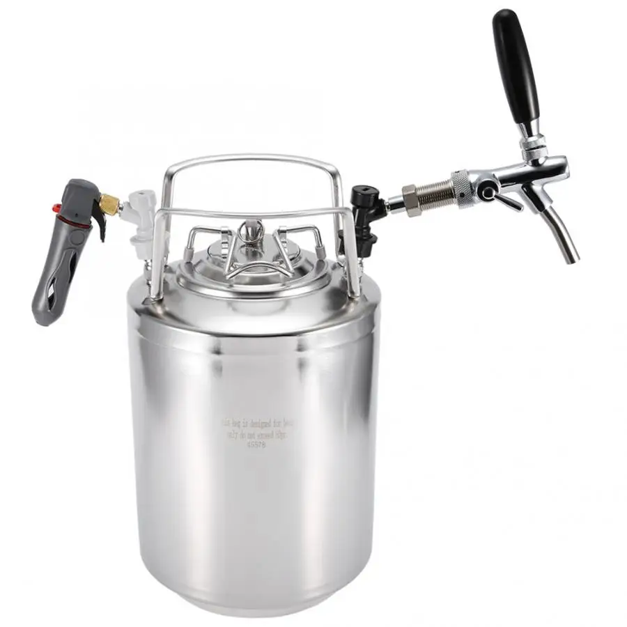 Открывалка для бутылок из нержавеющей стали Keg система с регулируемым кран Набор для домашнего дозирования пивоварения бар Acessories