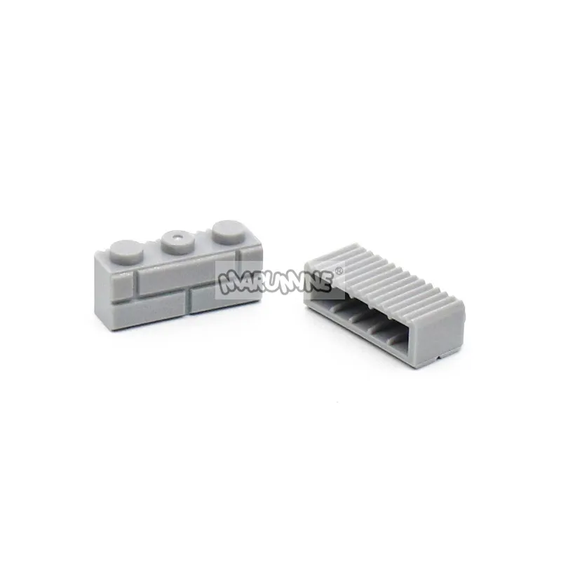 Marumine 1x3 кубики в горошек, настенные кубики, 150 шт., городская часть, строительные блоки, запчасти, совместимые аксессуары, DIY сборка, MOC игрушка
