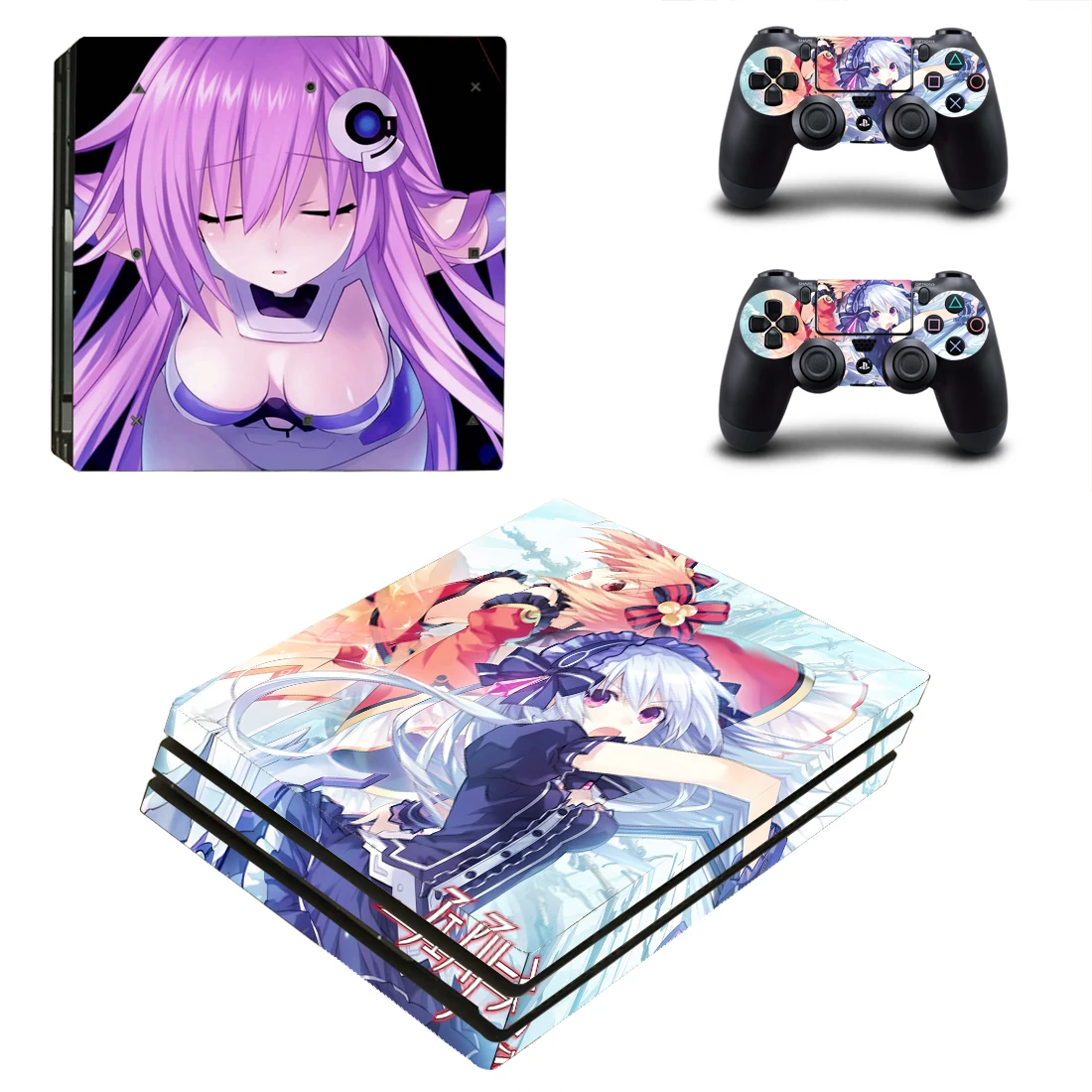 Аниме милая девушка Нептун PS4 Pro наклейка Play station 4 наклейки для кожи наклейки для playstation 4 PS4 Pro консоль и контроллер скины