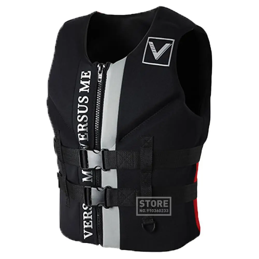 

Life Jacket Adults Vest Surf Motorboats Kayak Wakeboard Rescue Boat Swimming Drifting Life Vest Fishing Vest Skis Water Sports
