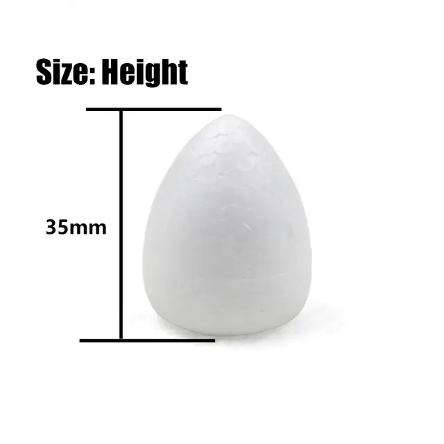 Polystyrene Styrofoam Foam Rose Buds For Nylon Flower Making Material Supplies Flower Accessory