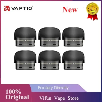 

Original 3pcs/ 6pcs Vaptio Real Pod Cartridge 1.5ml Capacity Designed For Vaptio Real Pod Vape Electronic Cigarette Accessory