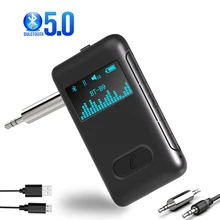 2 in 1 Wireless Bluetooth 5 0 Receiver Transmitter Adapter 3 5mm Jack For Car Music Audio Aux A2dp Headphone Reciever Handsfree